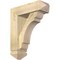 Ekena Millwork Olympic Arts and Crafts Rough Sawn Bracket w/ Offset Brace, Douglas Fir, 6"W x 18"D x 22"H BKT0604X18X22OLY03RDF - alternate 1